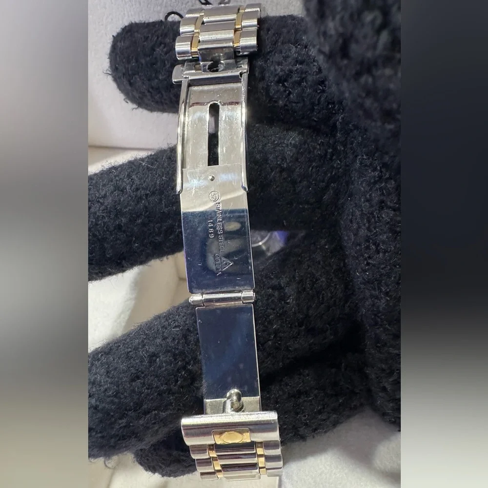 Omega Two-Tone Gold and Silver Watch - Picture 8 of 13